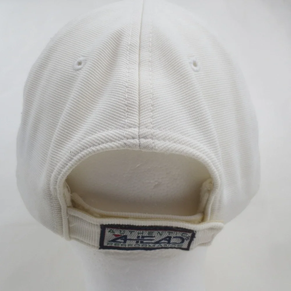 Bullfrog Lake Powell 4Head‎ Strap Back Hat Cap White Embroidered Boat Fish Camp